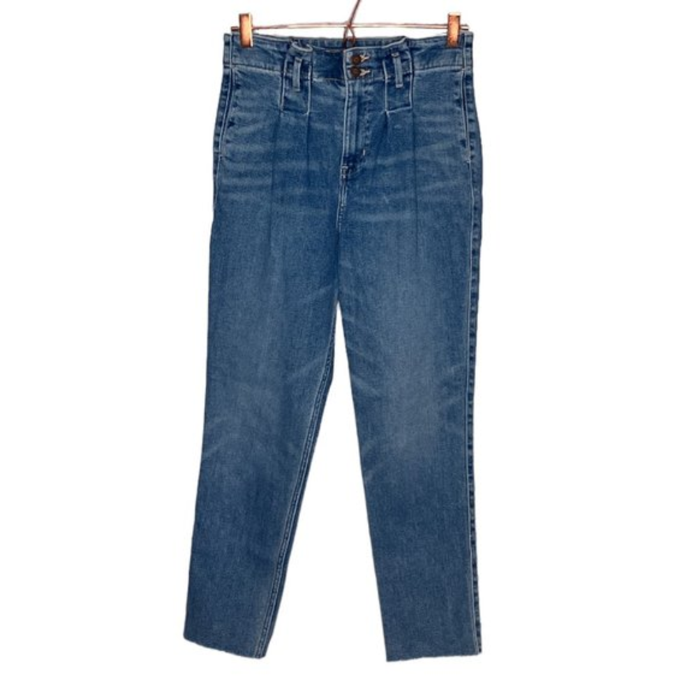 Hollister 3 26 X‎ 27 Vintage Stretch Ultra High Rise Paperbag Waist Mom Jeans